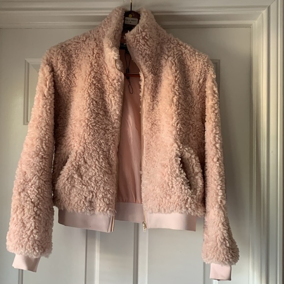 Celebrity Fashion by Hera Collection Sherpa Pink Jacket - Picture 7 of 16
